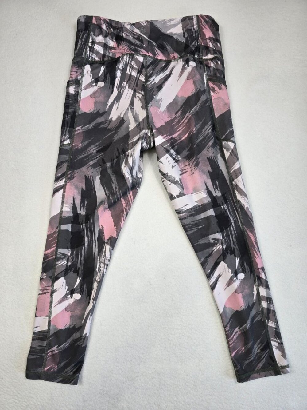 Gaiam Womens Abstract Print High-Waisted Leggings S Yoga Activewear - Picture 5 of 6